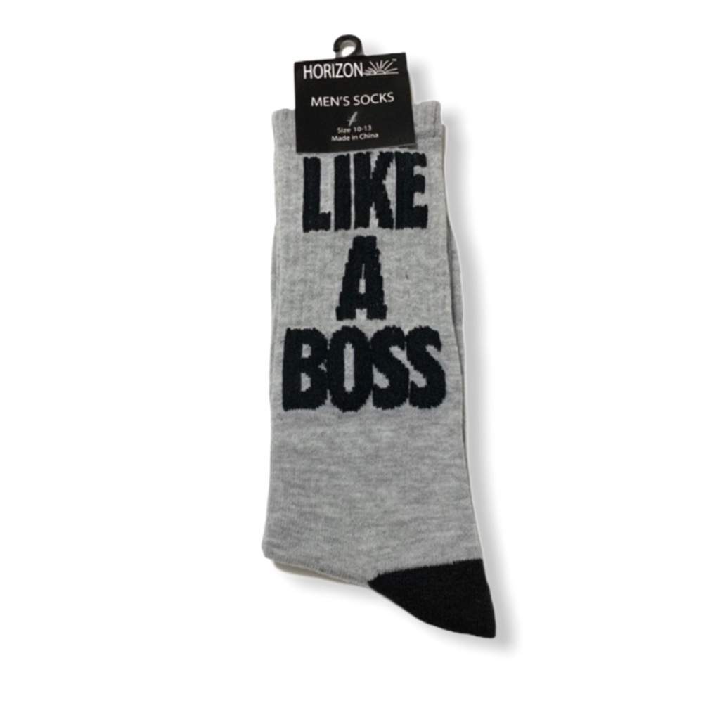 “LIKE A BOSS” Crew Socks